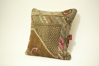 Handwoven Turkish Kilim Pillow 20-20 inch