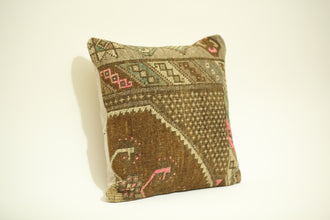 Handwoven Turkish Kilim Pillow 20-20 inch