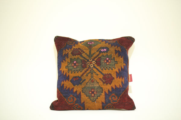 Boho Decor Handwoven Kilim Pillow 20-20 inch