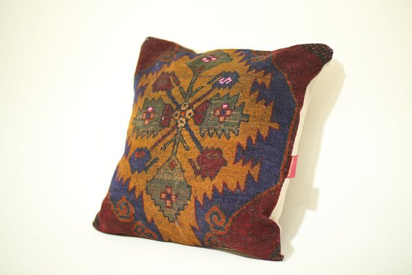 Boho Decor Handwoven Kilim Pillow 20-20 inch