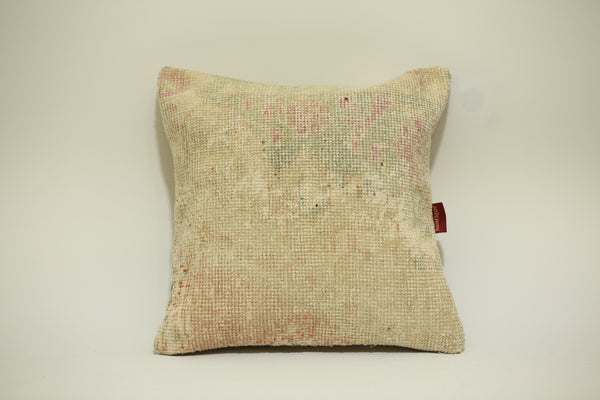 Handwoven Rug Cushion Turkish 20-20 inch