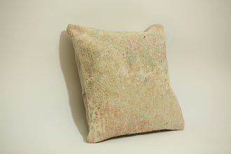 Handwoven Rug Cushion Turkish 20-20 inch