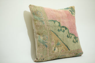 Handmade Boho Kilim Throw Pillow 24-24 inch