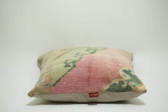 Handmade Boho Kilim Throw Pillow 24-24 inch