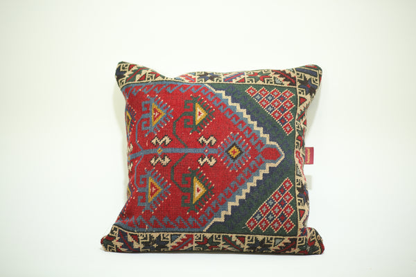 Turkish Print Kilim Decor Pillow 24-24 inch
