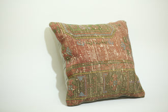 Kilim Lumbar Pillow for Home Decor 24-24 inch