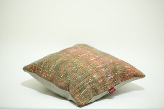 Kilim Lumbar Pillow for Home Decor 24-24 inch