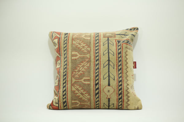 Vivid Kilim Pattern Decor Cushion 24-24 inch