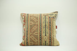 Vivid Kilim Pattern Decor Cushion 24-24 inch