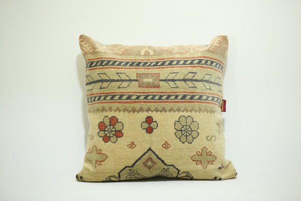 Contemporary Turkish Rug Pillow 24-24 inch