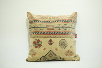 Contemporary Turkish Rug Pillow 24-24 inch