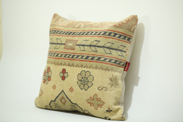 Contemporary Turkish Rug Pillow 24-24 inch