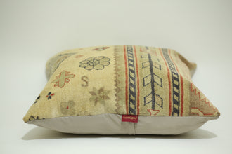 Contemporary Turkish Rug Pillow 24-24 inch