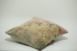 Handcrafted Kilim Lumbar Pillow Cover 24-24 inch