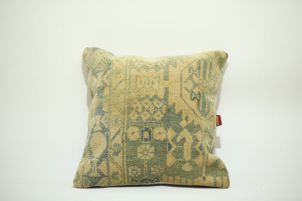 Rustic Boho Kilim Lumbar Pillow 24-24 inch