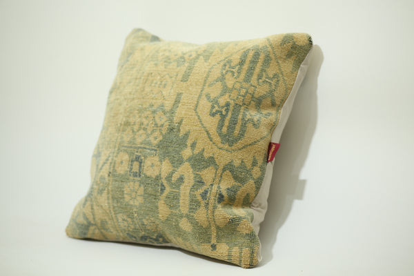 Rustic Boho Kilim Lumbar Pillow 24-24 inch