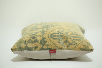 Rustic Boho Kilim Lumbar Pillow 24-24 inch