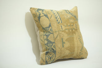 Ethnic Turkish Lumbar Kilim Pillow 24-24 inch