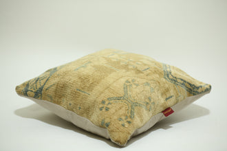 Ethnic Turkish Lumbar Kilim Pillow 24-24 inch