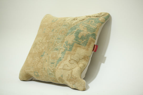 Handmade Turkish Rug Style Pillow 24-24 inch