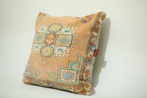 Boho Turkish Kilim Patterned Cushion 24-24 inch