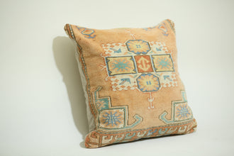 Boho Turkish Kilim Patterned Cushion 24-24 inch