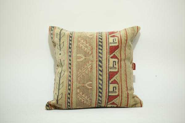 Kilim Patterned Accent Pillow 24-24 inch