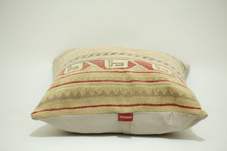 Kilim Patterned Accent Pillow 24-24 inch