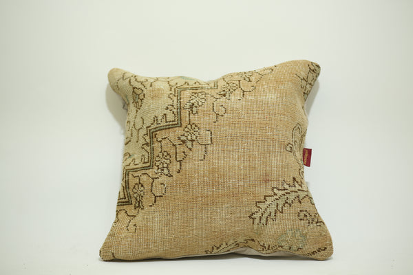 Kilim Pillow Cover with Tassel Detail 24-24 inch