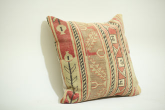 Handcrafted Kilim Lumbar Cushion 24-24 inch