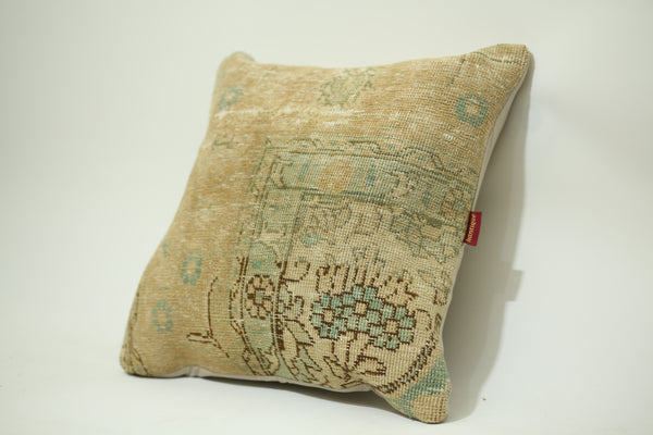 Kilim Textured Ethnic Throw Pillow 24-24 inch