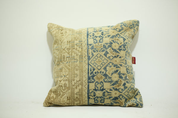 Boho Decor Handwoven Kilim Pillow 24-24 inch