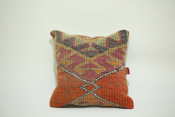 Kilim Patterned Decorative Pillow 24-24 inch