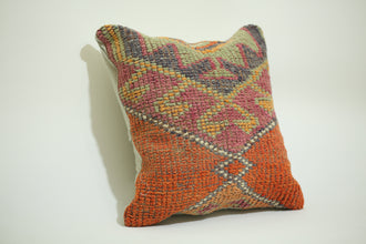 Kilim Patterned Decorative Pillow 24-24 inch