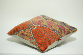 Kilim Patterned Decorative Pillow 24-24 inch