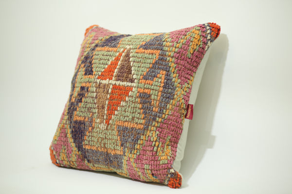Kilim Inspired Vintage Decor Pillow 24-24 inch