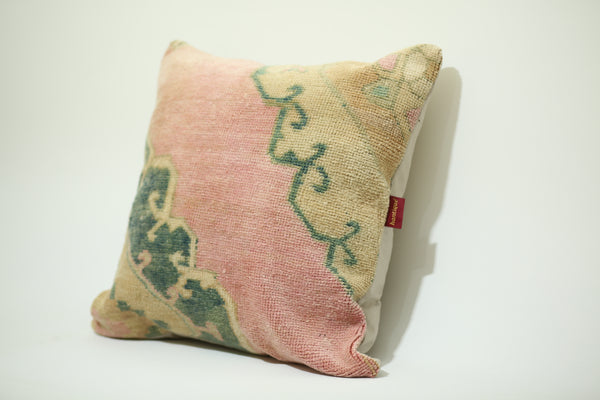 Handmade Boho Kilim Accent Pillow 24-24 inch