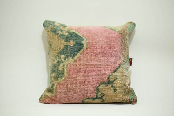 Handwoven Turkish Kilim Pillow 24-24 inch