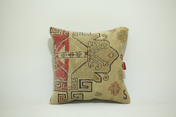 Boho Decor Handwoven Kilim Pillow 20-20 inch