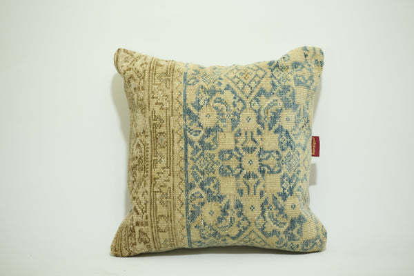 Handmade Turkish Rug Style Pillow 20-20 inch