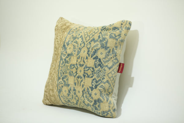 Handmade Turkish Rug Style Pillow 20-20 inch