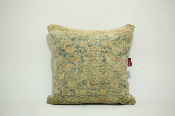 Ethnic Turkish Lumbar Kilim Pillow 20-20 inch
