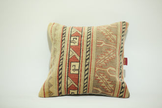 Vintage Turkish Kilim Pillow 20-20 inch