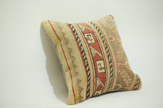 Vintage Turkish Kilim Pillow 20-20 inch