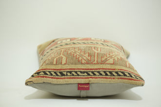 Vintage Turkish Kilim Pillow 20-20 inch
