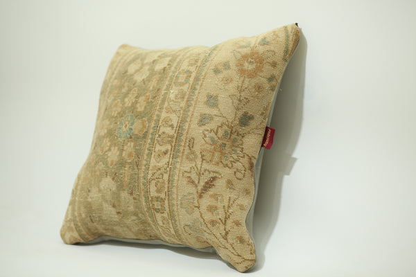 Vintage Turkish Kilim Cushion 24-24 inch