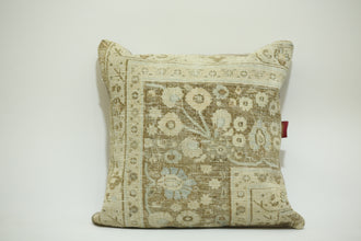 Handmade Turkish Rug Decor Pillow 24-24 inch
