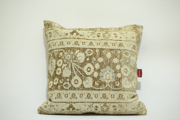 Vintage Kilim Pillow Boho Style 24-24 inch