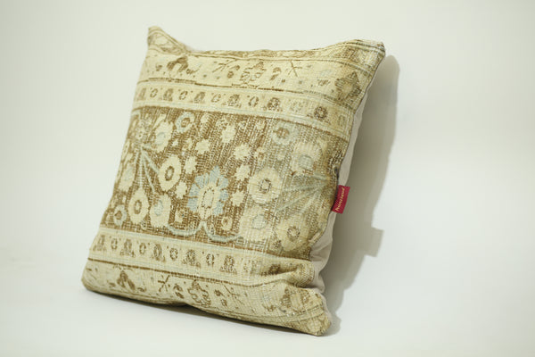 Vintage Kilim Pillow Boho Style 24-24 inch