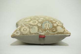 Kilim Embossed Ethnic Throw Pillow 20-20 inch